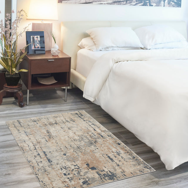 Nourison Quarry Qua01 Beige/Grey Rug