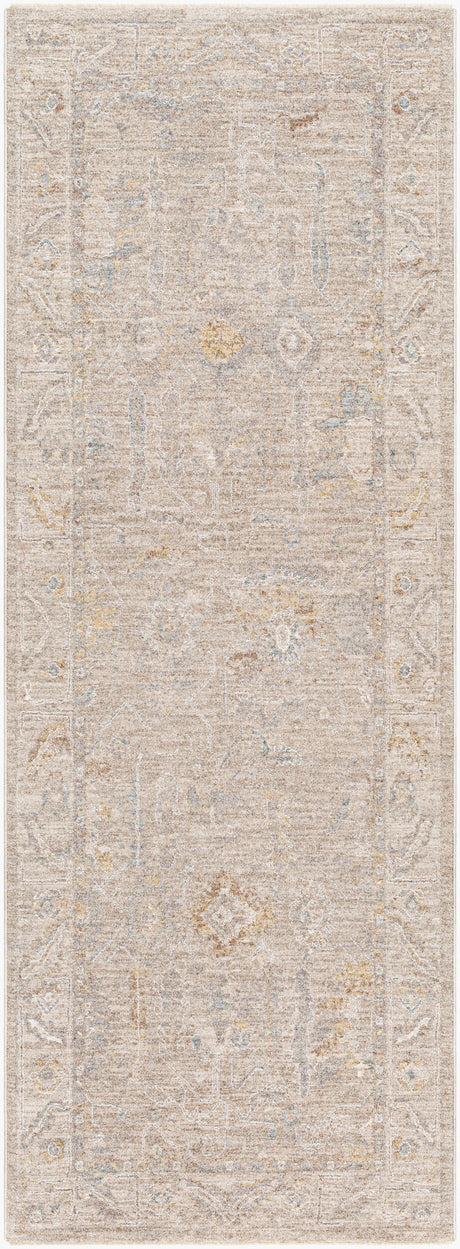 Livabliss Avant Garde Avt-2379 Charcoal, Light Slate, Cream, Light Brown, Dark Blue, Olive Rug - runner flat view