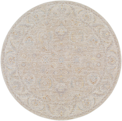 Surya Avant Garde Avt-2382 Ash, Light Silver, Metallic - Silver, Khaki Area Rug