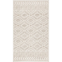 Nuloom Ethan Textured Trellis Psko05B Ivory Area Rug