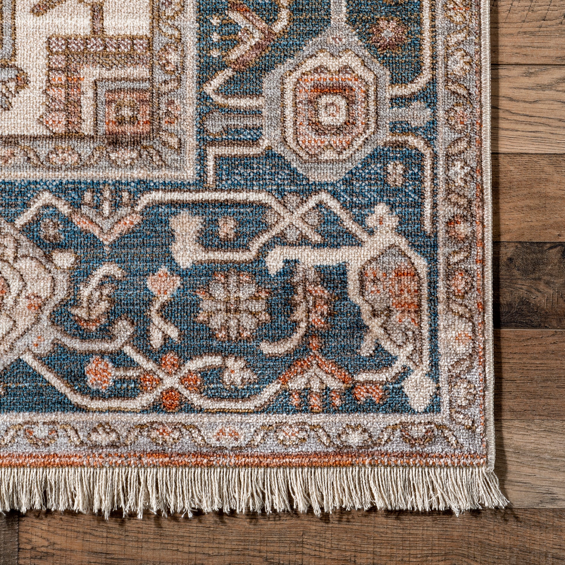 Nuloom Harriet Vintage Medallion Khmc04E Blue Area Rug