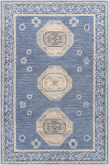 Surya Addyson Ayo-2300 Medium Gray, Wheat, Cream, Denim Rug.