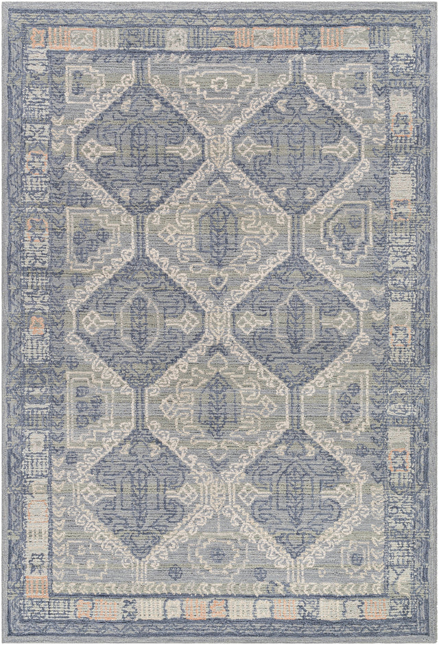 Surya Addyson Ayo-2301 Blue, Sage, Ivory Rug.