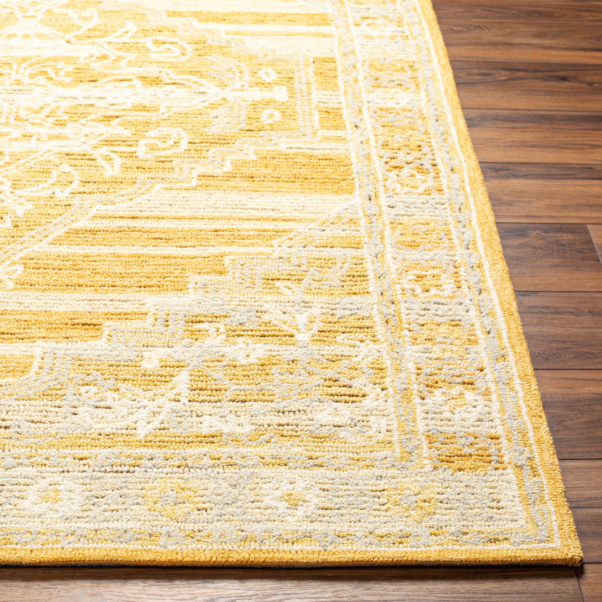 Surya Addyson Ayo-2302 Mustard, Light Slate, Ivory Area Rug