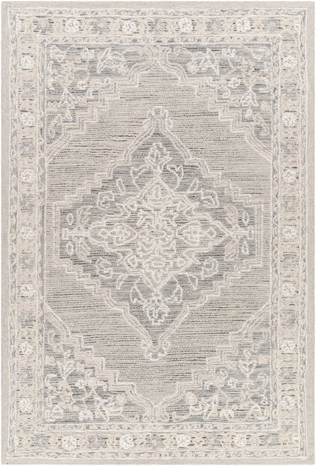 Surya Addyson Ayo-2303 Light Sage, Cream Rug.