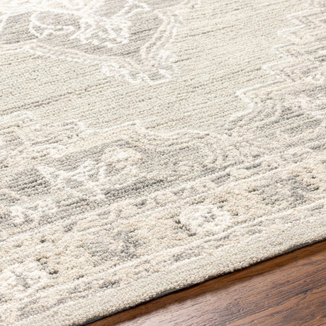 Surya Addyson Ayo-2303 Light Sage, Cream Rug.