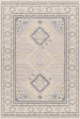 Surya Addyson Ayo-2304 Light Gray, Charcoal, Yellow Rug.