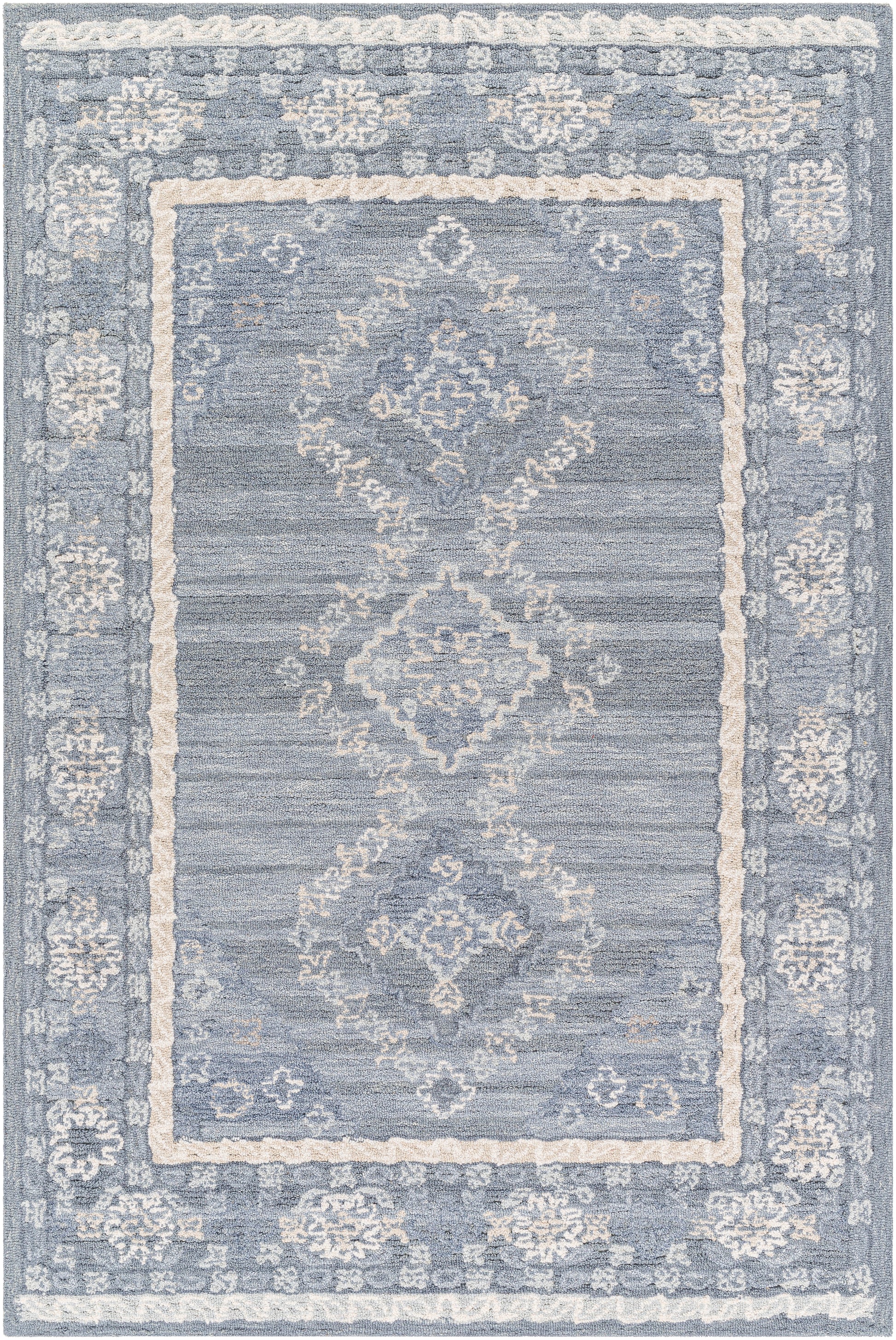 Surya Addyson Ayo-2305 Ivory, Pale Blue, Dusty Sage Area Rug