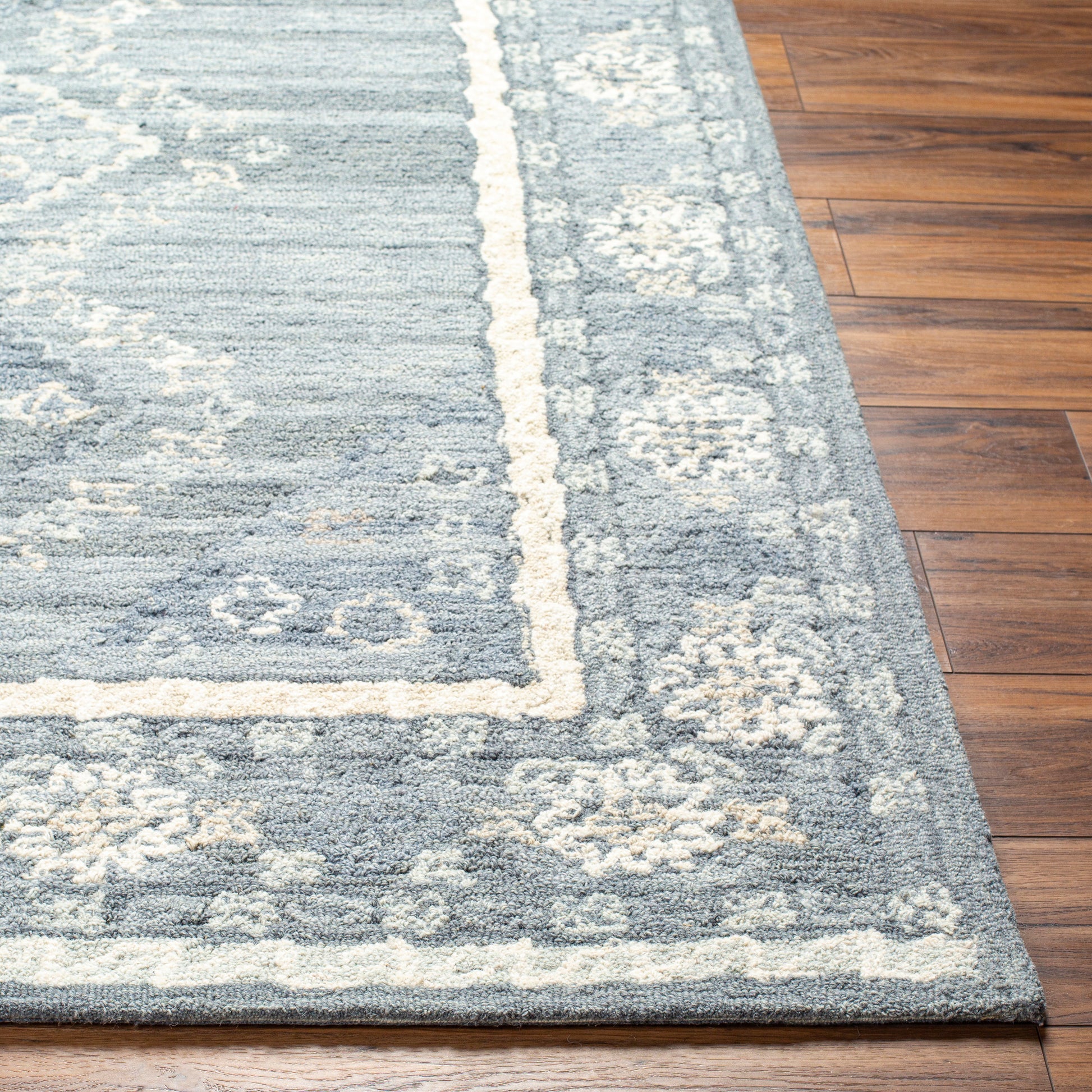 Surya Addyson Ayo-2305 Ivory, Pale Blue, Dusty Sage Area Rug