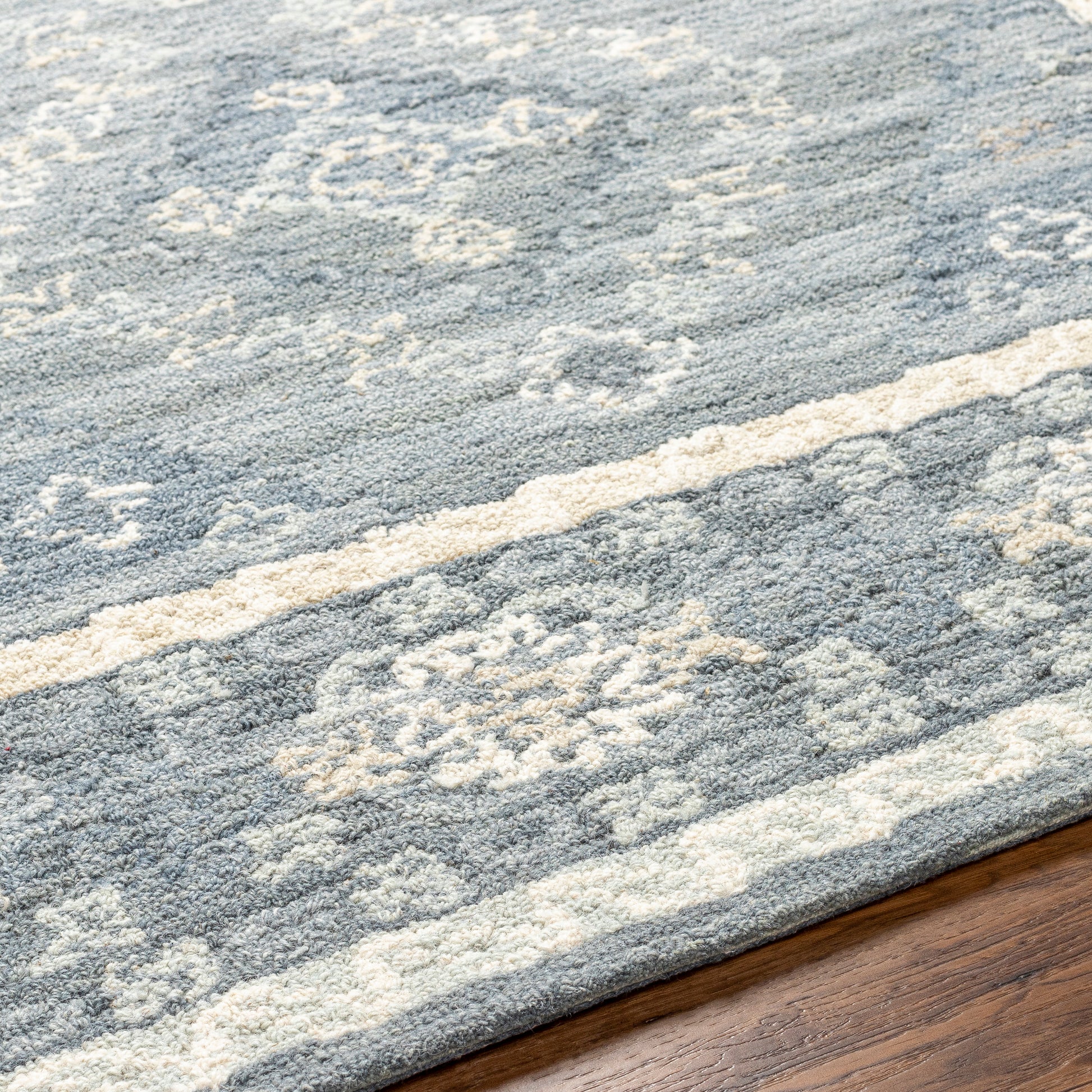 Surya Addyson Ayo-2305 Ivory, Pale Blue, Dusty Sage Area Rug