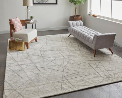 Feizy Whitton Wtn8894F Ivory/Gray Area Rug