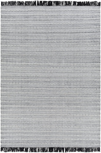 Surya Azalea Aza-2310 Black, Silver Gray, White Rugs