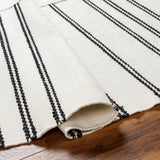 Surya Azalea Aza-2333 Ivory, Black Rug.