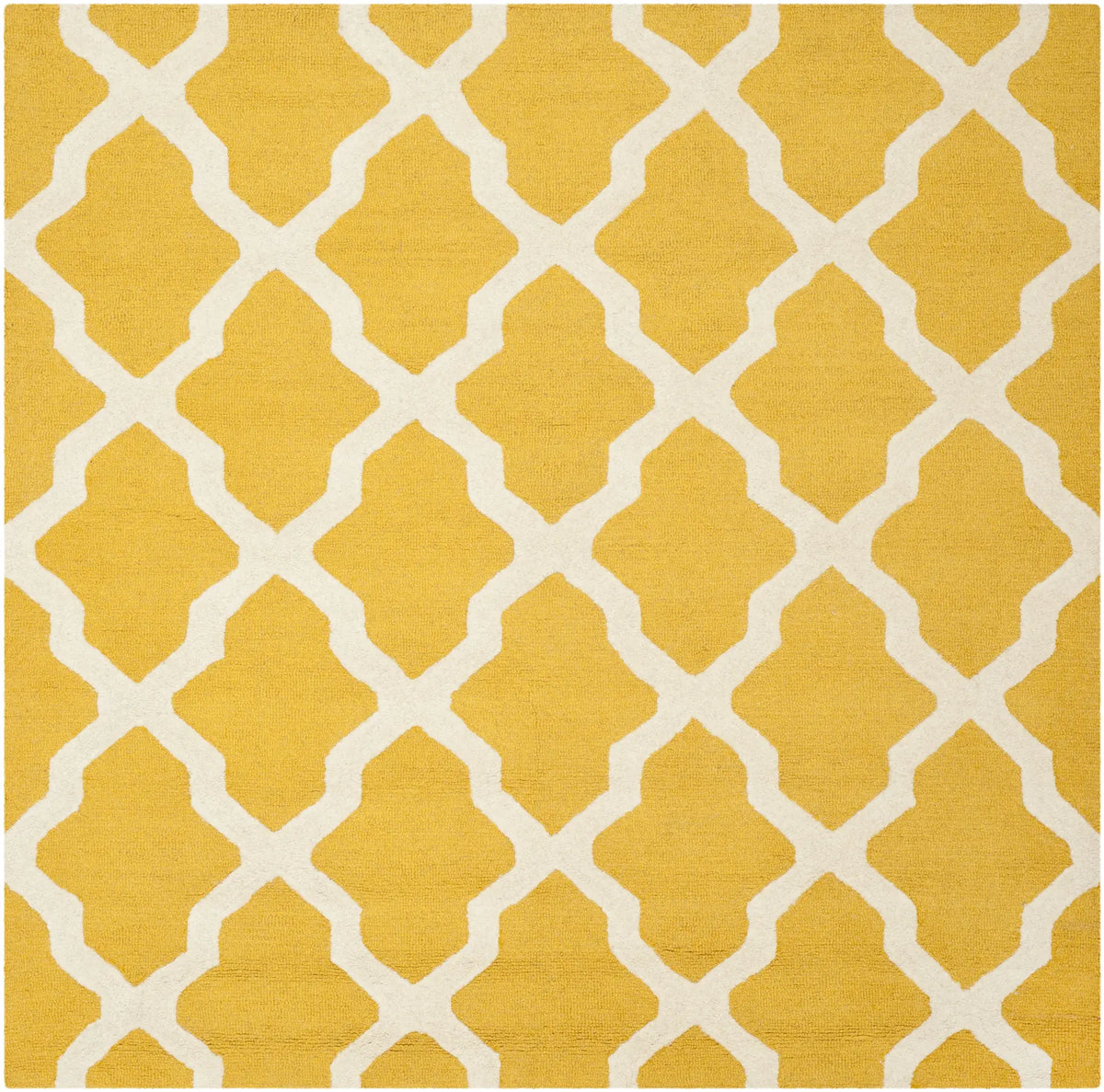 Safavieh Cambridge 6'-0" x 6'-0" Rug in Gold / Ivory
