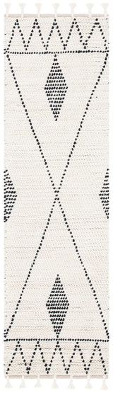 Safavieh Casablanca 2'-3" x 10'-0" Rug in Ivory / Black