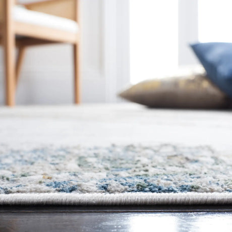 Safavieh Bel Air 4'-5" x 6'-5" Rug in Grey / Turquoise