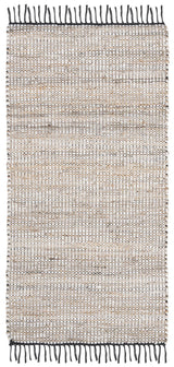 Safavieh Vintage Leather 2'-0" x 3'-0" Rug in Silver