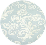 Safavieh Soho 6'-0" x 6'-0" Rug in Blue / Ivory
