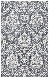 Safavieh Abstract 4'-0" x 6'-0" Rug in Ivory / Navy