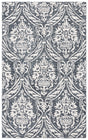 Safavieh Abstract 4'-0" x 6'-0" Rug in Ivory / Navy