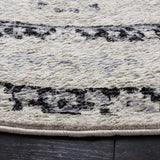Safavieh Brentwood 6'-7" x 6'-7" Rug in Ivory / Black