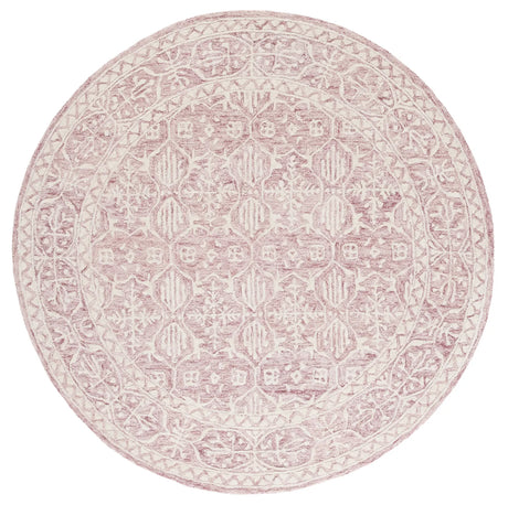 Safavieh Metro 6'-0" x 6'-0" Rug in Dark Pink / Ivory