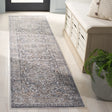 Safavieh Finley 2'-2" x 10'-0" Rug in Dark Grey / Beige
