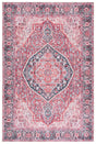 Safavieh Vintage Serapi 600 5'-1" x 7'-6" Rug in Pink / Blue