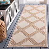 Safavieh Global 2'-2" x 8'-0" Rug in Beige / Brown