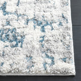 Safavieh Ravine Shag 4'-0" x 6'-0" Rug in Blue / Ivory