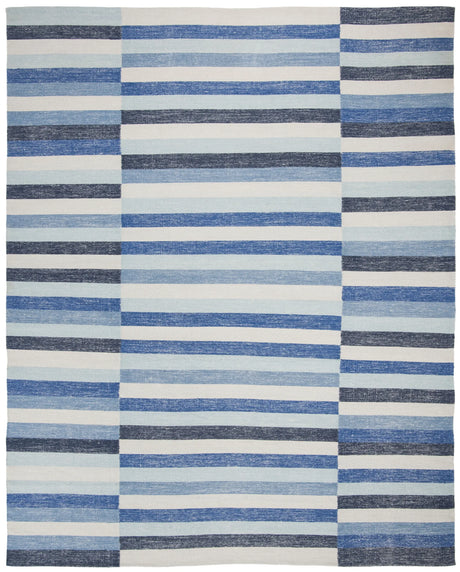 Safavieh Striped Kilim 8'-0" x 10'-0" Rug in Blue