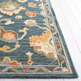 Safavieh Metro 4'-0" x 6'-0" Rug in Dark Grey / Red