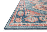 Loloi Skye Sky-03 Turquoise/Terracotta Rugs - rug corner