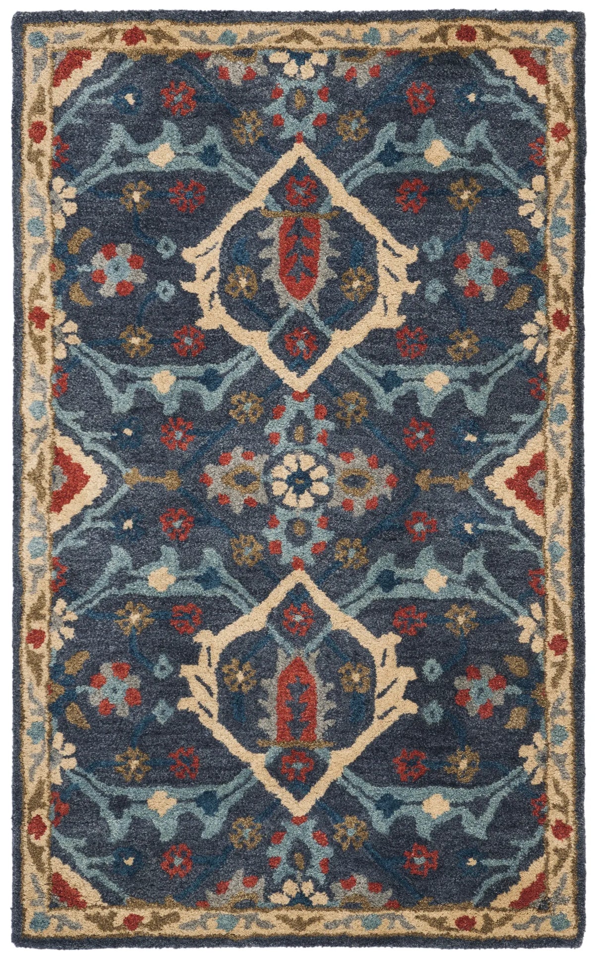 Safavieh Heritage 3'-0" x 5'-0" Rug in Navy / Multi