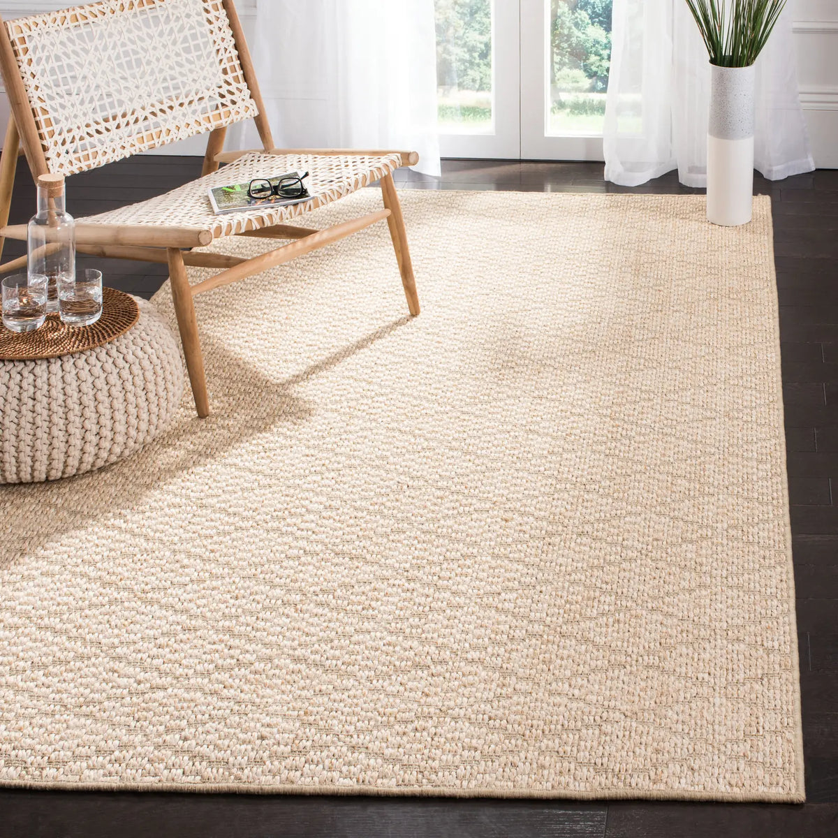 Safavieh Palm Beach 5'-0" x 8'-0" Rug in Beige / Beige