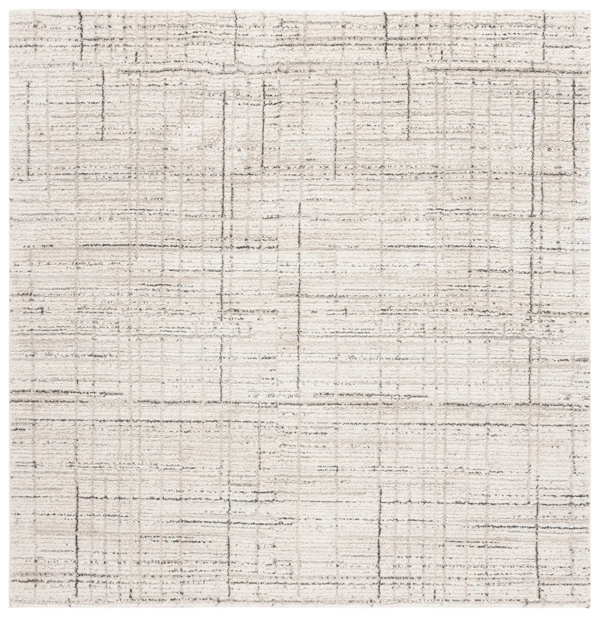 Safavieh Northport 6'-7" x 6'-7" Rug in Ivory / Charcoal