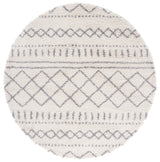 Safavieh Arizona Shag 10'-0" x 10'-0" Rug in Ivory / Grey