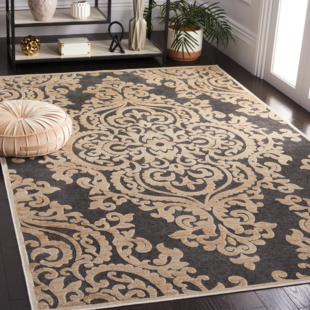 Safavieh Paradise 5'-3" x 7'-6" Rug in Stone / Anthracite