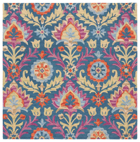 Safavieh Suzani 6'-0" x 6'-0" Rug in Blue / Multi