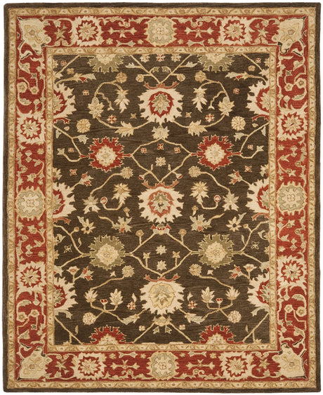 Safavieh Anatolia 9'-6" x 13'-6" Rug in Olive / Rust