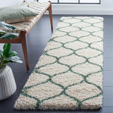 Safavieh Hudson Shag 2'-3" x 8'-0" Rug in Ivory / Green