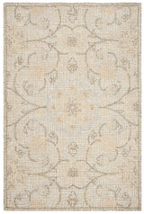 Safavieh Abstract 4'-0" x 6'-0" Rug in Light Grey / Ivory