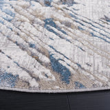Safavieh Bel Air 6'-7" x 6'-7" Rug in Grey / Blue