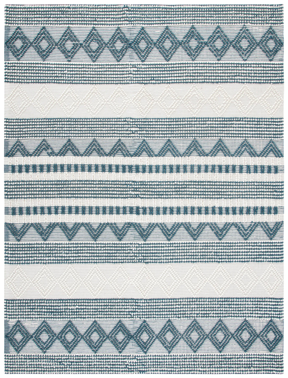 Safavieh Natura 10'-0" x 14'-0" Rug in Dark Green / Ivory