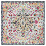 Safavieh Madison 6'-7" x 6'-7" Rug in Grey / Gold