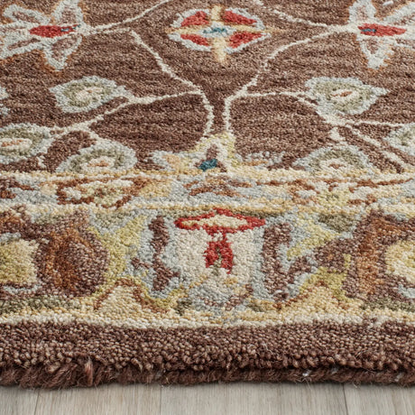 Safavieh Anatolia 2'-3" x 10'-0" Rug in Brown / Gold