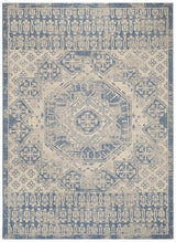 Safavieh Courtyard 6'-7" x 9'-6" Rug in Beige / Blue