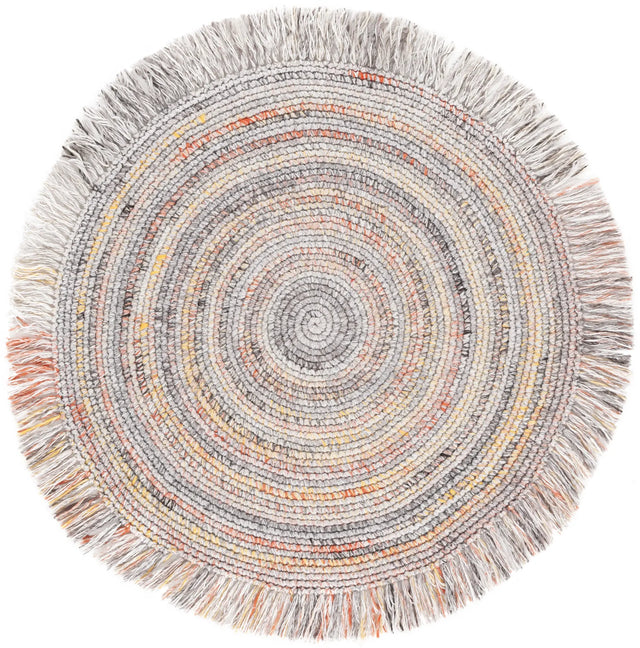 Safavieh Renewal 3'-0" x 3'-0" Rug in Orange / Grey