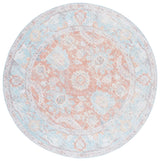 Safavieh Arizona 6'-0" x 6'-0" Rug in Turquoise / Rust