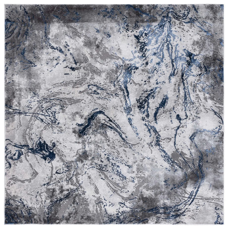 Safavieh Craft 6'-7" x 6'-7" Rug in Grey / Blue